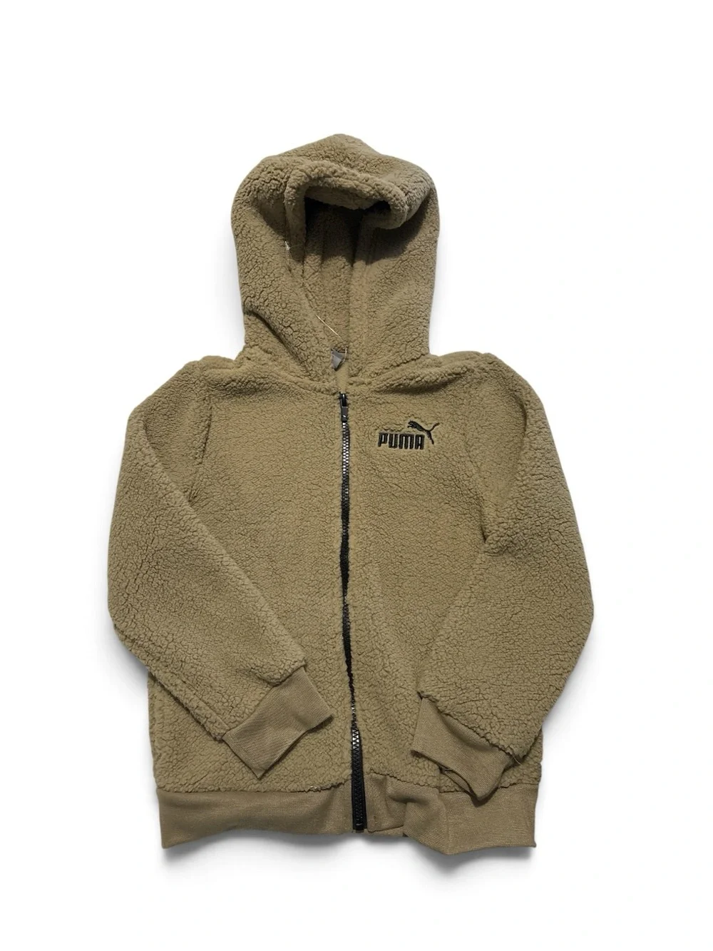Puma Baby 3-Piece Sherpa Zip Up Hoodie Set Chocolate Brown 12 Months